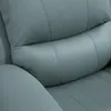 A close-up view of the textured fabric and stitching on a recliner chair. Podgląd zdjęcia produktu