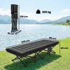 Outsunny Feldbett faltbar Campingbett mit Tragetasche Produktbild-Vorschau 3