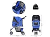 PawHut Hundewagen Hundebuggy Buggy Hunde Katzen mehrfarbig Produktbild-Vorschau 13