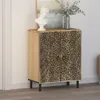 vidaXL Beistellschrank 60x33x75 cm Massivholz Mango Produktbild-Vorschau 3