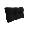 A black tufted cushion is shown against a white background. Anteprima dell’immagine prodotto