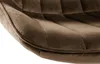 Barhocker HLO-CP296 Samt schwarz  braun Produktbild-Vorschau 7