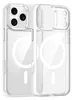 Two transparent phone cases are shown side-by-side against a white background. Náhled obrázku produktu