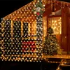 Bettizia LED Solar Lichternetz 3x2M Warmweiß Lichterkette Produktbild-Vorschau 7