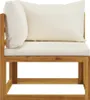 set di divani a 2 pezzi con cuscini bianco crema in legno Anteprima dell’immagine prodotto 7