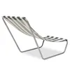 A striped beach chair on a white background. Produktbild-Vorschau