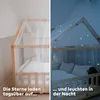Betthimmel fürs Hausbett mit Leuchtsternen nachtleuchtend Produktbild-Vorschau 3