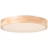 spritzwassergeschützte Holz LED Deckenlampe, Ø 34 cm, 3000K Produktbild-Vorschau 8