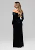 Abendkleid LA-OM-DLR254 - navy XS Produktbild-Vorschau 6