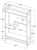 Wandregal ‘Uurainen’ mit Handtuchstange Stahl 60 x 40 x 13 Produktbild-Vorschau 7