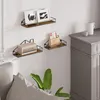 EUGAD Wandregal 3er Set, mit Metallrahmen, Hausform Design, Produktbild-Vorschau 4