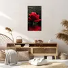 Bild auf Leinwand - Leinwandbild - Blume rote rose wasser Produktbild-Vorschau 7