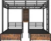 Letto a castello Sweiko, 140 x 200 cm +90 x 200 cm, 3 Anteprima dell’immagine prodotto 13