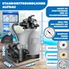 KESSER® Sandfilteranlage mit Pumpe & 800g Filterbällen, 10 Produktbild-Vorschau 2