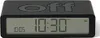 A black digital alarm clock with a digital display showing the time. Podgląd zdjęcia produktu