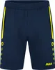 Jako Allround Trainingsshorts Damen - Marine / Neongelb Produktbild-Vorschau 2