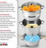 Grafner 8,5 Liter Dampfentsafter aus Edelstahl, Durchmesser Produktbild-Vorschau 5