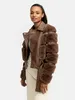 Tazzio Damen Übergangsjacke F800 (Braun, L) Produktbild-Vorschau 5