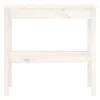 vidaXL Stolik konsola biały 80x40x75 cm lite drewno sosnowe Podgląd zdjęcia produktu 11