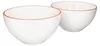 2er Set Salatschüssel Wolle Ø 20,5 cm weiß Größe M rustikal Produktbild-Vorschau 1