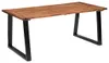 Tavolo da pranzo in legno massiccio di acacia 180 x 90 cm Anteprima dell’immagine prodotto 8