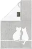 Cawö Frottier Serie Cute Cats 76 - platin-weiss Produktbild-Vorschau 3