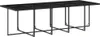 vidaXL 15-tlg. Garten-Essgruppe mit Kissen Schwarz Poly Produktbild-Vorschau 5