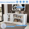 Merax Sideboard mit 3 Türen und LED-Streifen, Kommode mit Produktbild-Vorschau 7