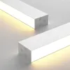 Two white LED ceiling lights are shown in a studio setting. Náhled obrázku produktu