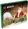 A Bosch advent calendar featuring Santa Claus in a workshop setting, with trees and snow in the foreground. Produktbild-Vorschau
