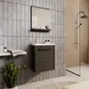 Badplaats Mobile Lavamani Etna 40 x 22 cm - Nero Opaco - Anteprima dell’immagine prodotto 2