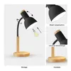 Schreibtischlampe LED Holz Design, verstellbarer Arm & Produktbild-Vorschau 3