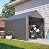 Garage per biciclette 160x220x165 cm Grigio – Riparo per Anteprima dell’immagine prodotto 13