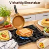Doppelseitige Antihaft-Wendepfanne, für Zuhause, Hotels und Produktbild-Vorschau 6