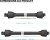 Albero cardanico T4 1600-1760mm 460Nm 540rpm, albero Anteprima dell’immagine prodotto 9