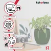 KOTARBAU® Sada 2 kvetináčov keramických okrúhlych ⌀ 10 cm Náhľad obrázku produktu 5