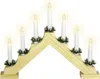 Weihnachtsdekoration LED Kerzenhalter 7 Kerzen natur Produktbild-Vorschau 4