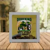 Dorf Rahmen Spardose aus Holz mit Spruch Dorfkind und stolz Produktbild-Vorschau 2