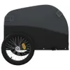 vidaXL Fahrradanhänger Schwarz 45 kg Eisen Produktbild-Vorschau 6
