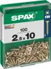 Lot de 100 vis acier tête fraisée pozidriv SPAX, Diam.2.5 Voir les images du produit 6
