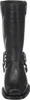 A black leather boot is shown against a white background. Voir les images du produit