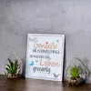 Wandbild 20x20cm Genieße die kleinen Dinge Spruch Deko Produktbild-Vorschau 4