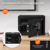 ECD Germany Safe Tresor 16L 35x25x25cm Stahl Wandtresor mit Produktbild-Vorschau 4