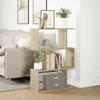 vidaXL Libreria divisoria 3 scomparti rovere Sonoma Anteprima dell’immagine prodotto 5