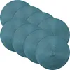 Erwin Müller Tischset Amadora" 8er-Pack petrol rund:  35 cm Produktbild-Vorschau 1