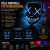 TK Gruppe Timo Klingler LED Scary Mask modrá - ako z Očisty Náhľad obrázku produktu 6