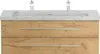 Badmöbel Marmor Carrara White YAMO 130 cm 2 Hahnlöcher Produktbild-Vorschau 6