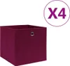 vidaXL Aufbewahrungsboxen 4 Stk. Vliesstoff 28x28x28 cm Produktbild-Vorschau 5