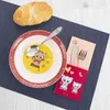 Portaposate adatto ai bambini in feltro con motivo gatto Anteprima dell’immagine prodotto 2