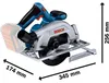 Bosch GKS 18V-57-2 Professional akumulatorowa pilarka Podgląd zdjęcia produktu 17